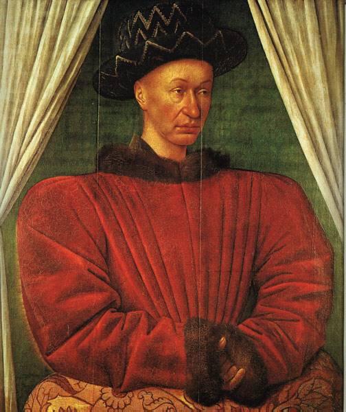 FOUQUET, Jean Portrait of Charles VII of France dg oil painting picture